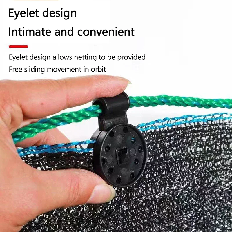 100Pcs Plastic Shade Cloth Clips Sun Shade Net Fixing Clamps Greenhouse Fabric Grommet Fence Netting Hooks for Fabric Fixation