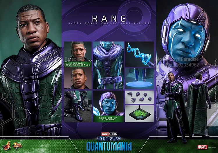 HOTTOYS HT MMS695 1/6 Giocattoli da collezione Kang Conqueror Ant-Man e la Vespa Super Villain 12 pollici Uomini Soldato Action Figure Modello