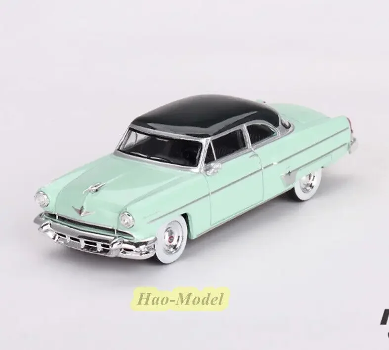 

MINIGT 1:64 для Ford Lincoln Capri 1954, литая под давлением модель автомобиля из сплава металла, подарки на день рождения для мальчиков, коллекция хобби, имитация зеленого цвета