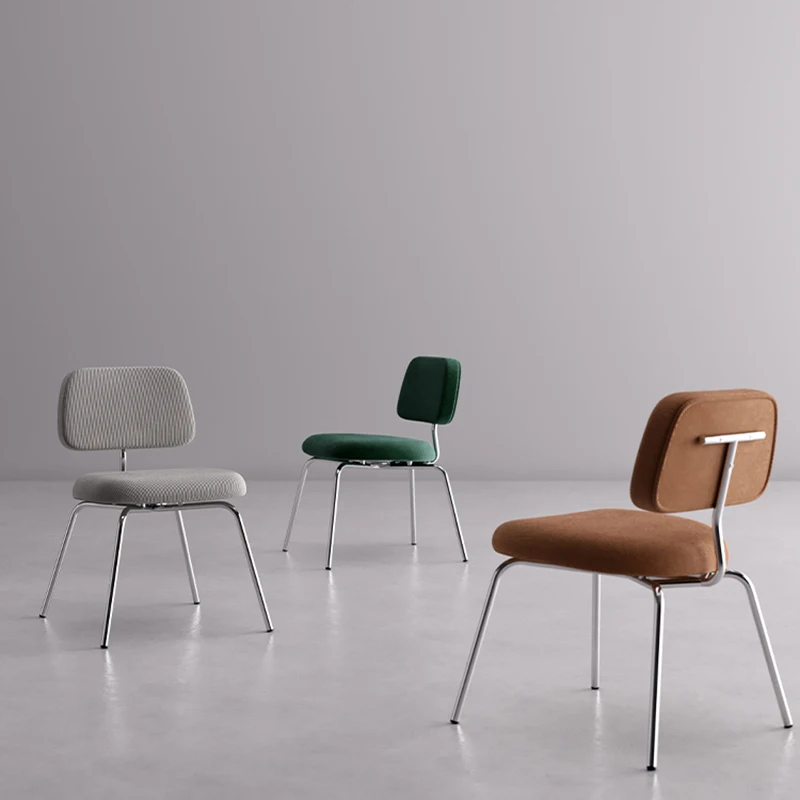 

Backrest Chairs Reception Modern Home Salon Office Dining Apartment Barber Kitchen Chairs Mobile Silla Comedor Luxury Furniture