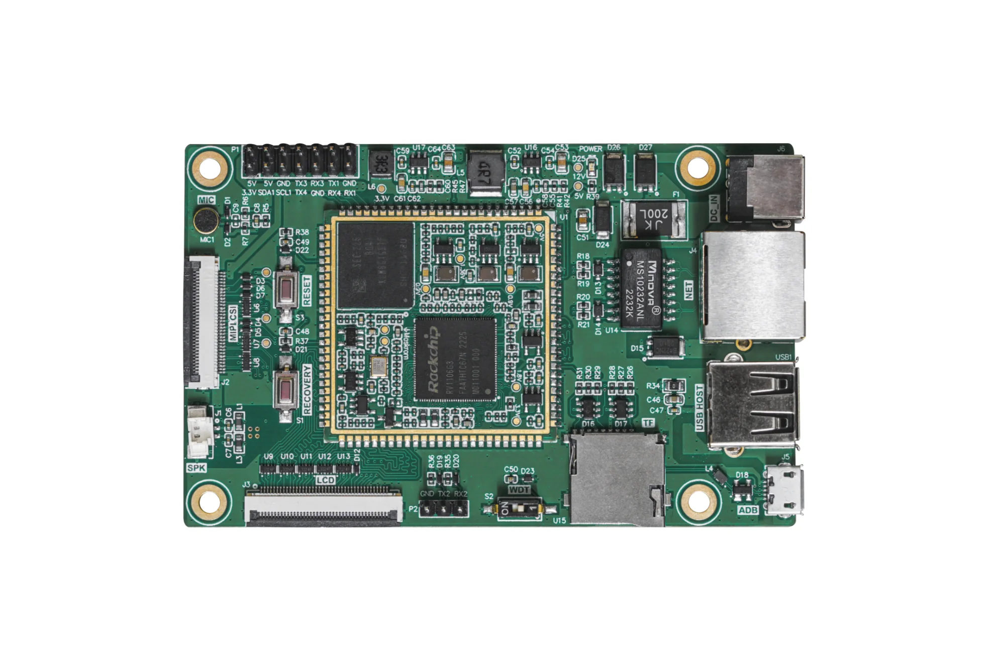 EASY EAI Atom RV1106 AI Super Starter Kit,Linux Development Board With Tutorial, H.264/H.265 Video Encoding, Ethernet, 30FPS Rea