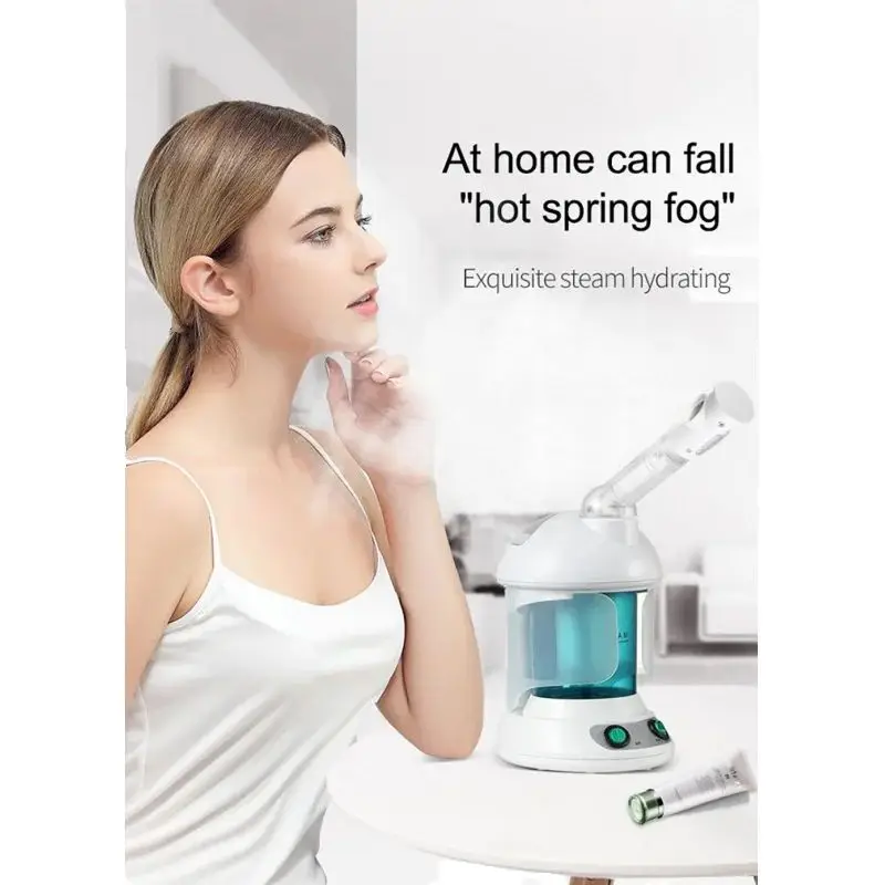 Professional Esthetician Supplies Deep Cleansing Portable Nano Ionic Face Steam Machine Ozone Facial Steamer