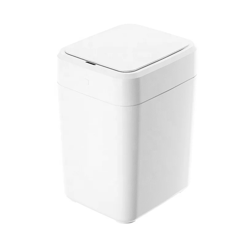 

Automatic Self Package Seal Change Smart Trash Can Garbage Bin Induction Sensor 17L Rubbish Bathroom Pop up Lid JustBeEasy