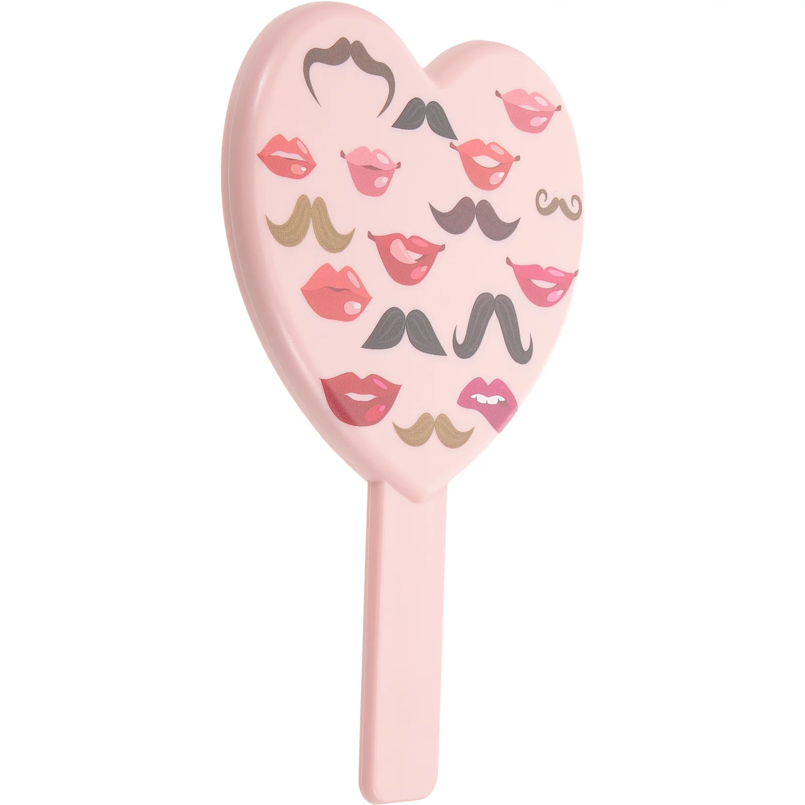 Heart Shape Travel Handle Mirror Simple Style Creative Design Perfect for Makeup and Cosmetics Application Heart Shaped Mirror