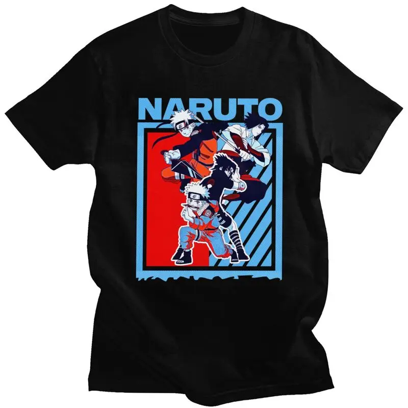 

Custom Shippuden T Shirt Men Short Sleeved Hatake Kakashi Uchiha Itachi Uzumaki T-shirts Printed Tee Tops Cotton Tshirt