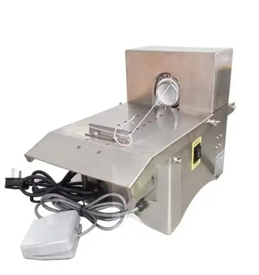 Electric hot dog Sausage Knotting Machine stainless Steel Sausage Tying machine 220V 110V With Pedal Control Auto 45mm