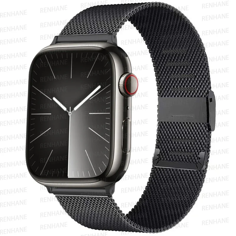 Milanese loop Strap For Apple watch ultra 2 Band 49mm 45mm 44mm 41mm 40mm 42mm 46mm correa bracelet iWatch series 10 9 8 7 6 5SE