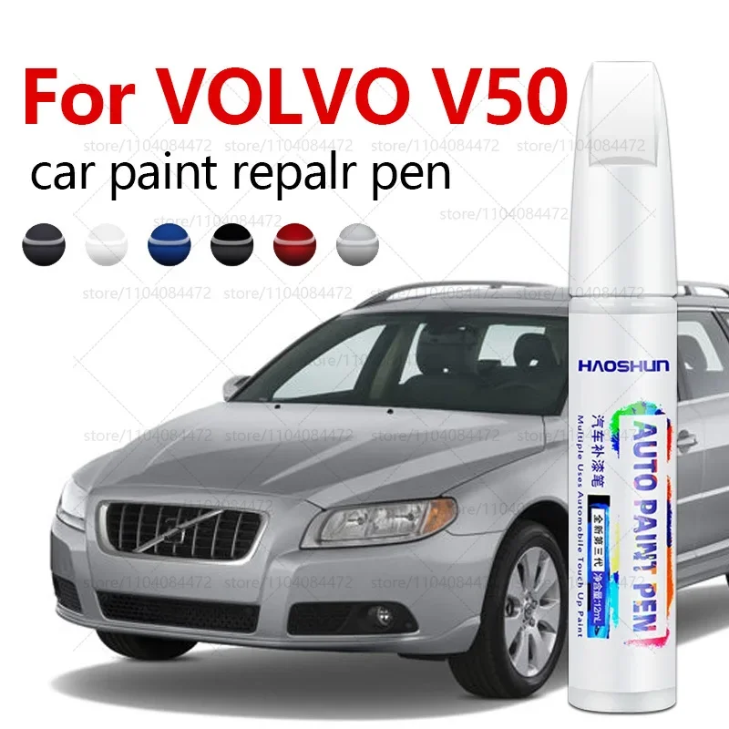 

Ручка для ремонта автомобильной краски для VOLVO V50 2004-2012 гг., аксессуары для ремонта царапин, синий, 466, черный, 452, серебристый, 47, белый, 614, красный