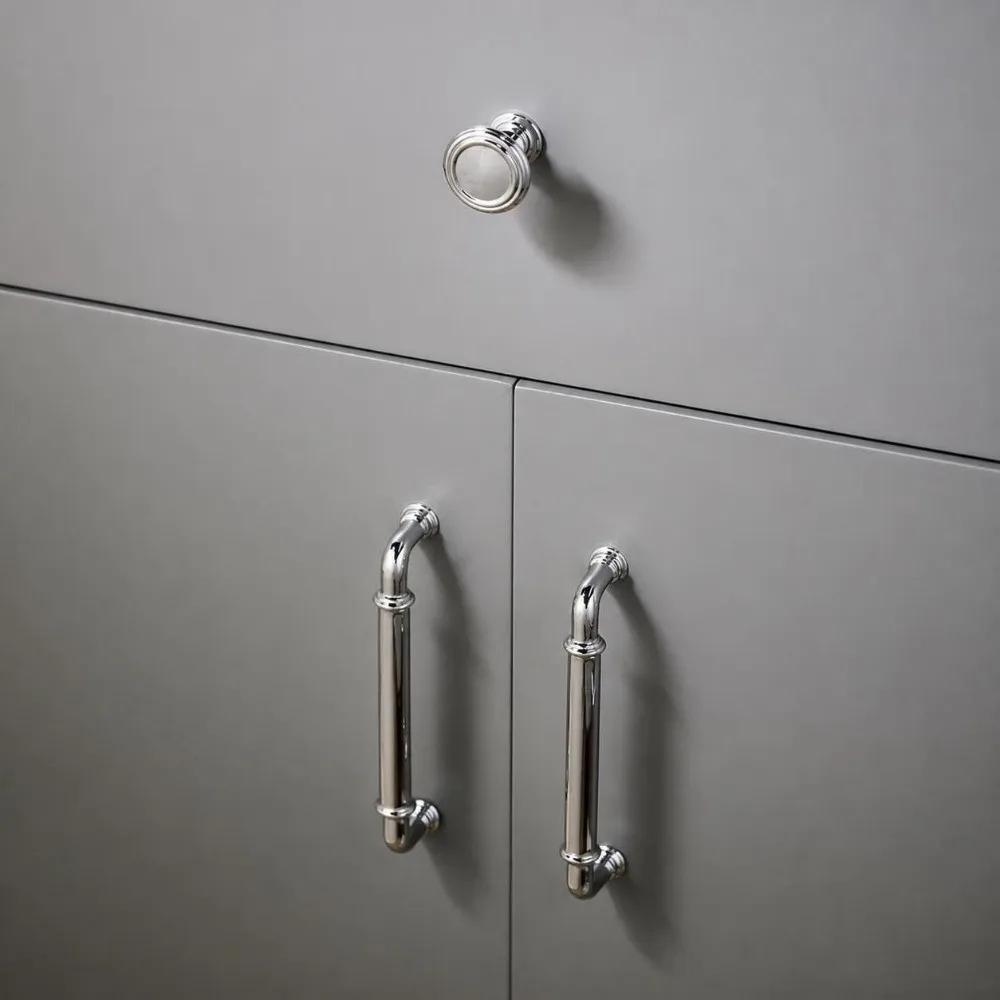 Luxury Solid Brass Cabinet Pulls Anti Rust Smooth Drawer Handles Classic Durable Cabinet Knob Hardware Furniture Cabinets