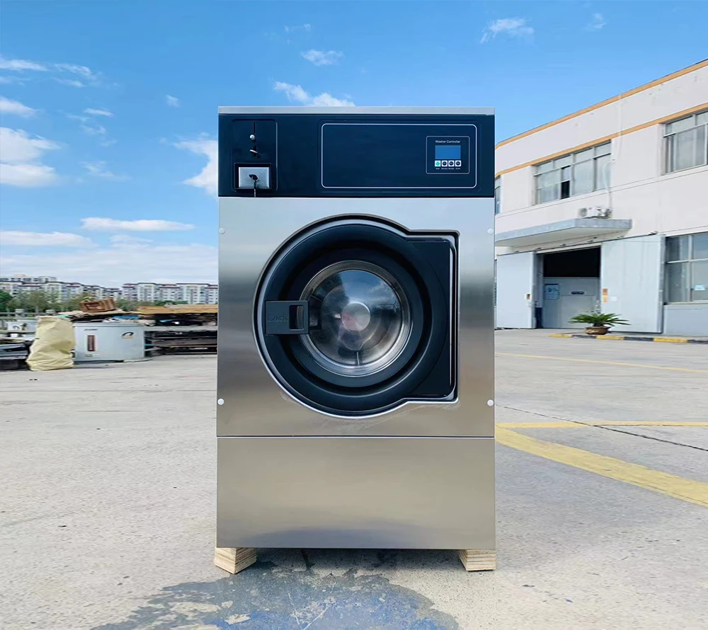 Commercial Self-Service Coin Operated Washing Machines | Coin, Card Swiping, and App Compatible