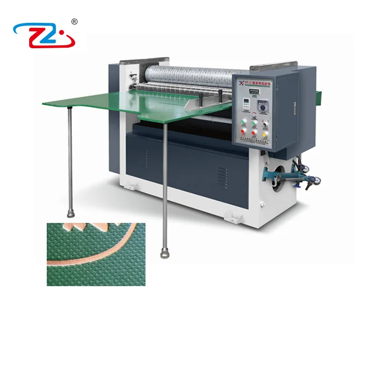 Paper Hardcover Emboss Machine with Manual Feeding