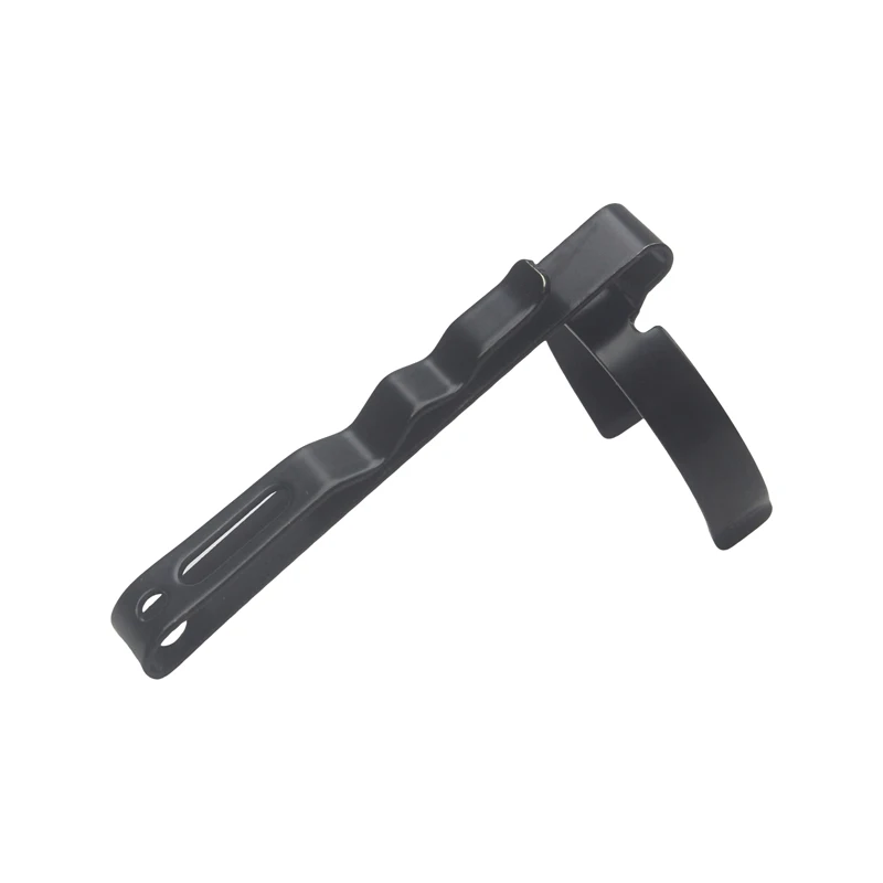 51mm (L) x 22.5mm (D) Stainless Steel Flashlight Pocket Clip