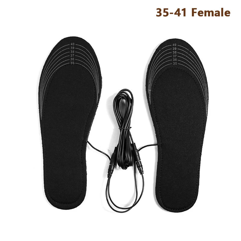 USB Heated Shoe Insoles Electric Foot Warming Pad Feet Warmer Sock Pad Mat Winter Outdoor Sports Heating Insole Winter Warm