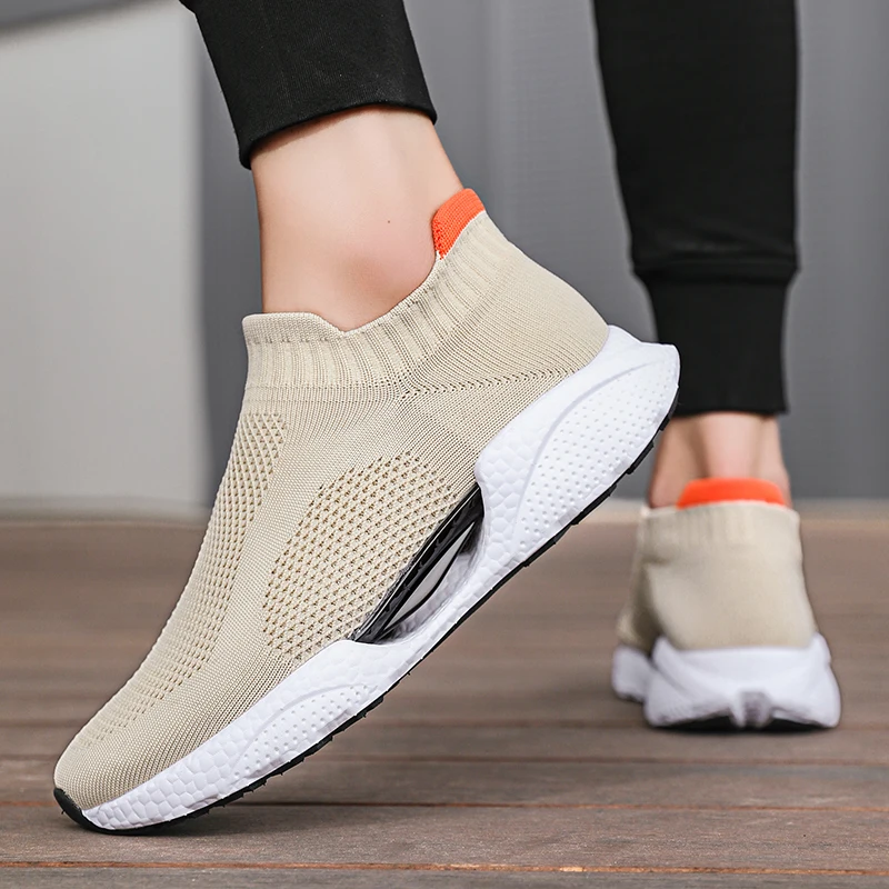 Chaussures de course décontractées pour hommes, baskets de tennis pour hommes, chaussures de sport de luxe, chaussures de course respirantes, mocassins tendance_voghion.com