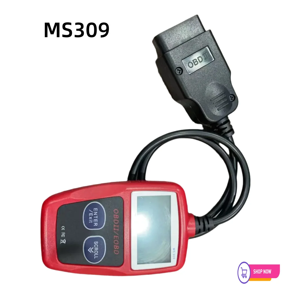 

MS309 Автомобильный диагностический инструмент для проверки освещения двигателя Автомобильный сканер считыватель кодов Obd2