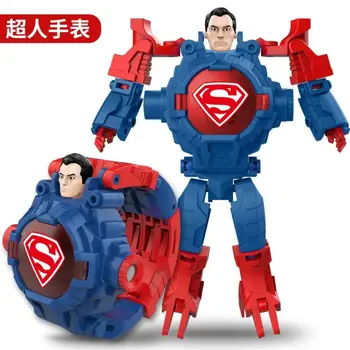 DC蝙蝠俠超人週邊電影創意個性投影發光多功能玩具手錶兒童節日禮物。 10 最佳銷售 超人手錶 - №3