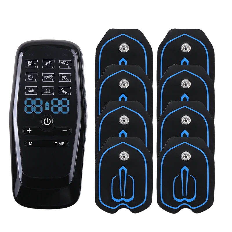 العلاج الطبيعي عشرات العضلات محفز الكهربائية EMS الوخز بالإبر تدليك الجسم العلاج الرقمي آلة التخسيس محفز كهربائي