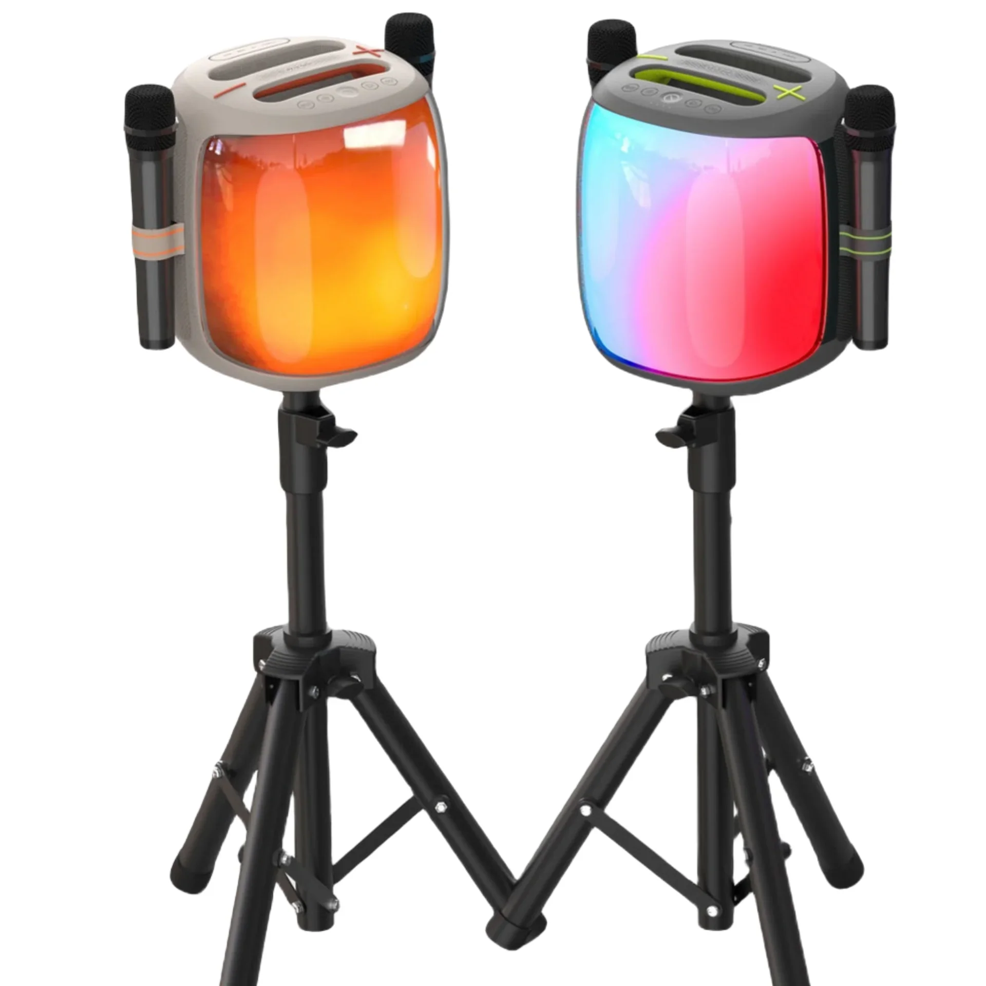 Hopestar Party500 100 Watt High Power Speakers Outdoor Wireless Column Rgb Light Karaoke Sound Box Subwoofer Caixa De Som manufa