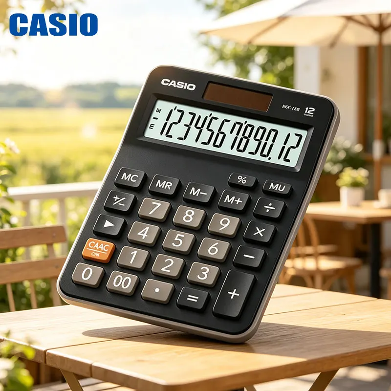 Casio MX-12B/120B GY/DY-120 high-quality, durable keypads enterprise front-desk desktop computer