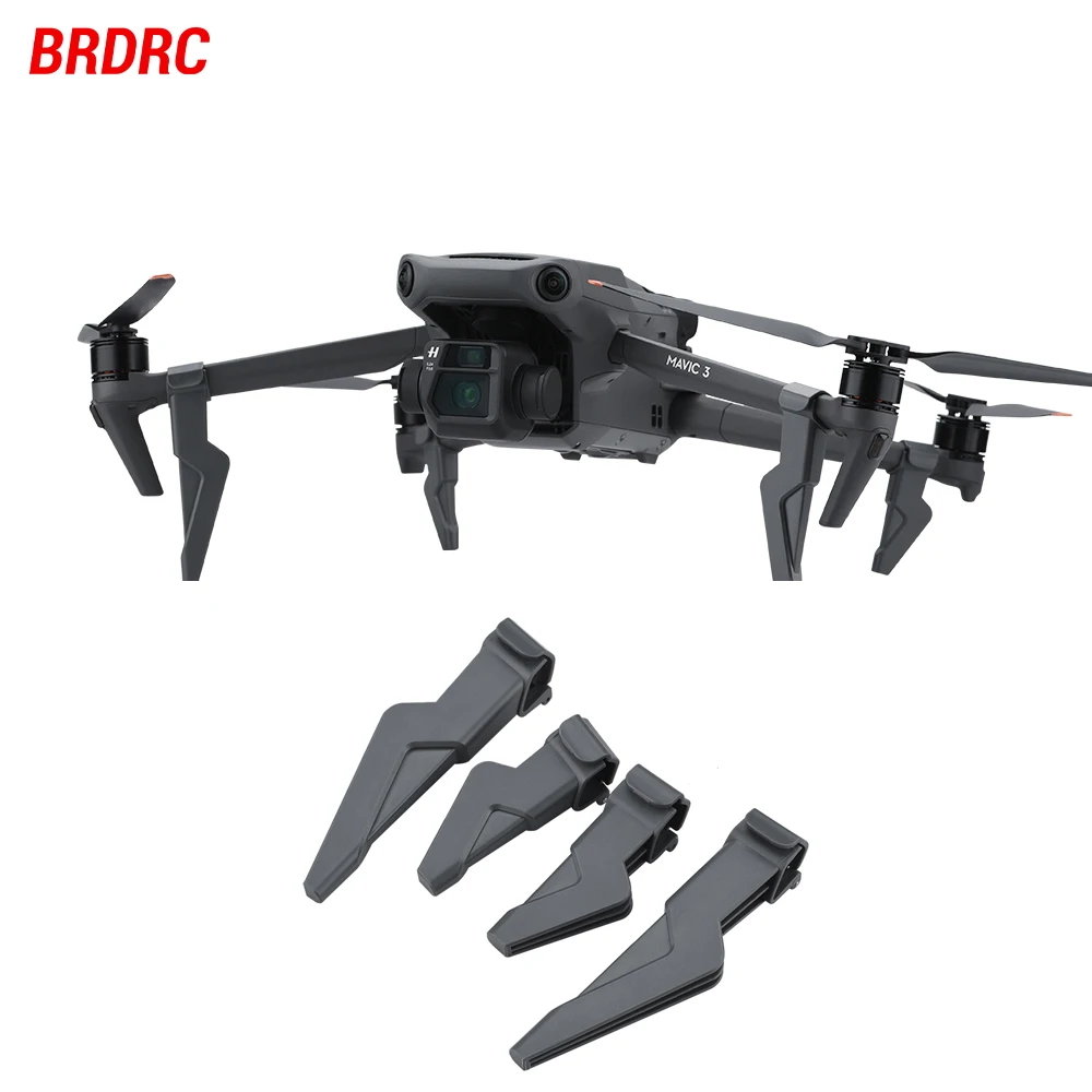 الطائرة بدون طيار الهبوط ل DJI Mavic 3/Mavic 3 Pro تمديد ترايبود عدة زيادة جسم الطائرة ارتفاع قدم الإفراج السريع الملحقات