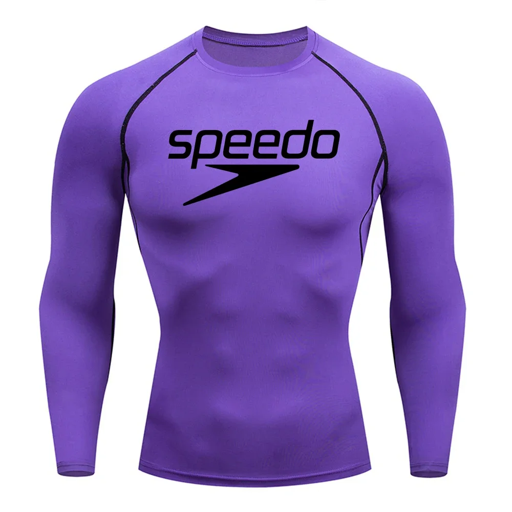 Men Rash Guard Surfing Diving Tee Swimwear Tight short Sleeve T Shirt Swim Floatsuit Top UV Swimming RashGuard Prevent Jellyfish image 5