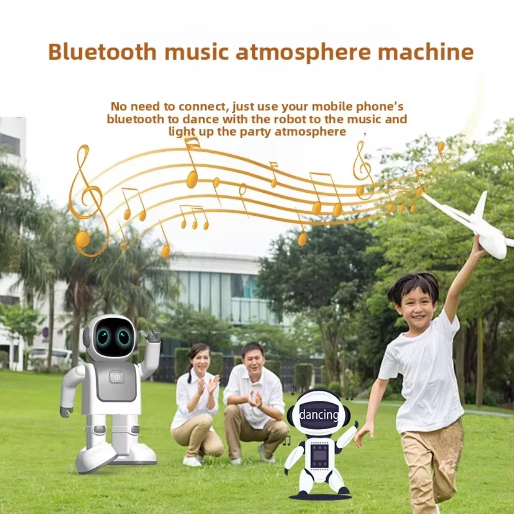 Space Humanoid Dialogue Robot APP Control Waterproof ABS Dance Audio Play Toy For Kids Gift