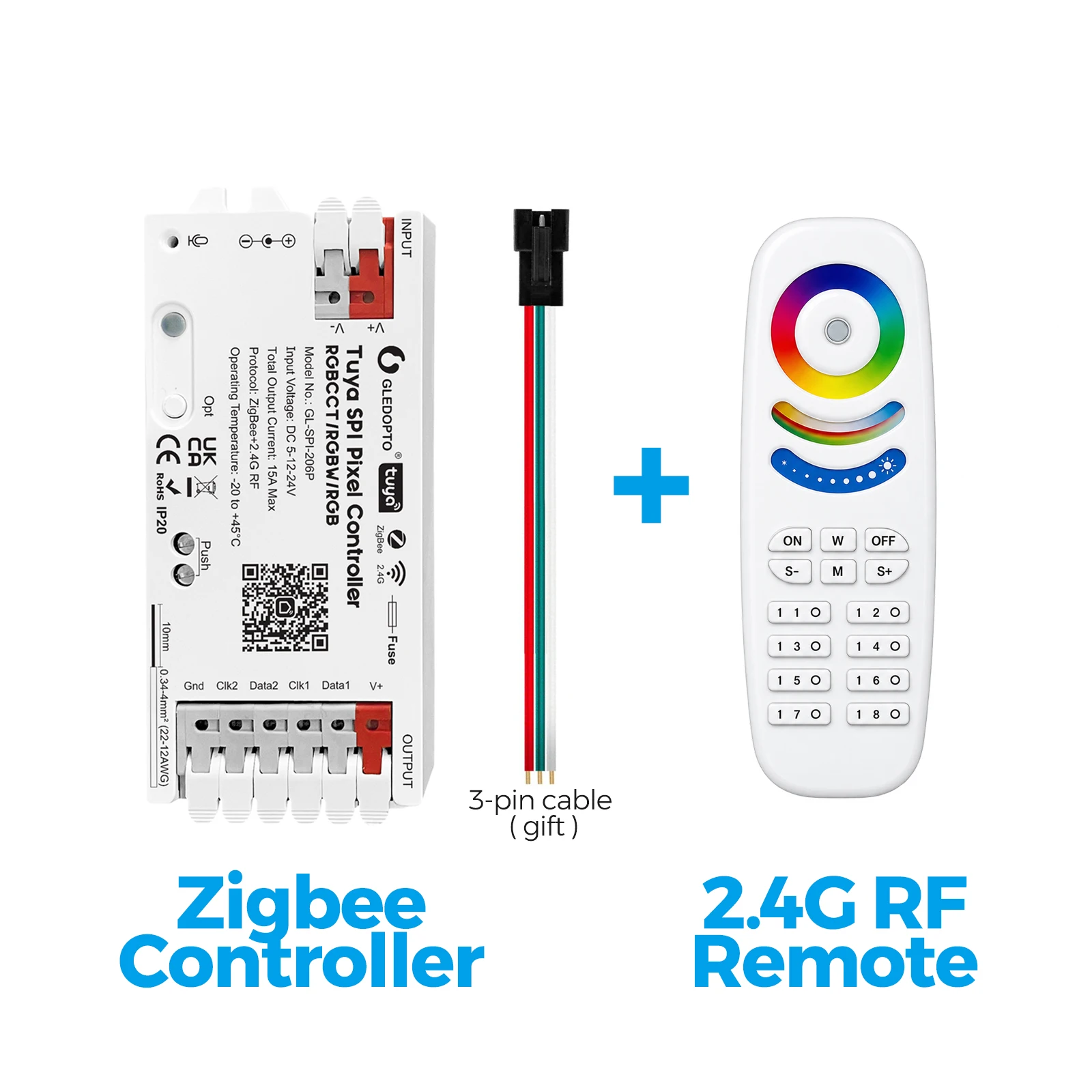 Tuya Zigbee SPI LED Strip Controller