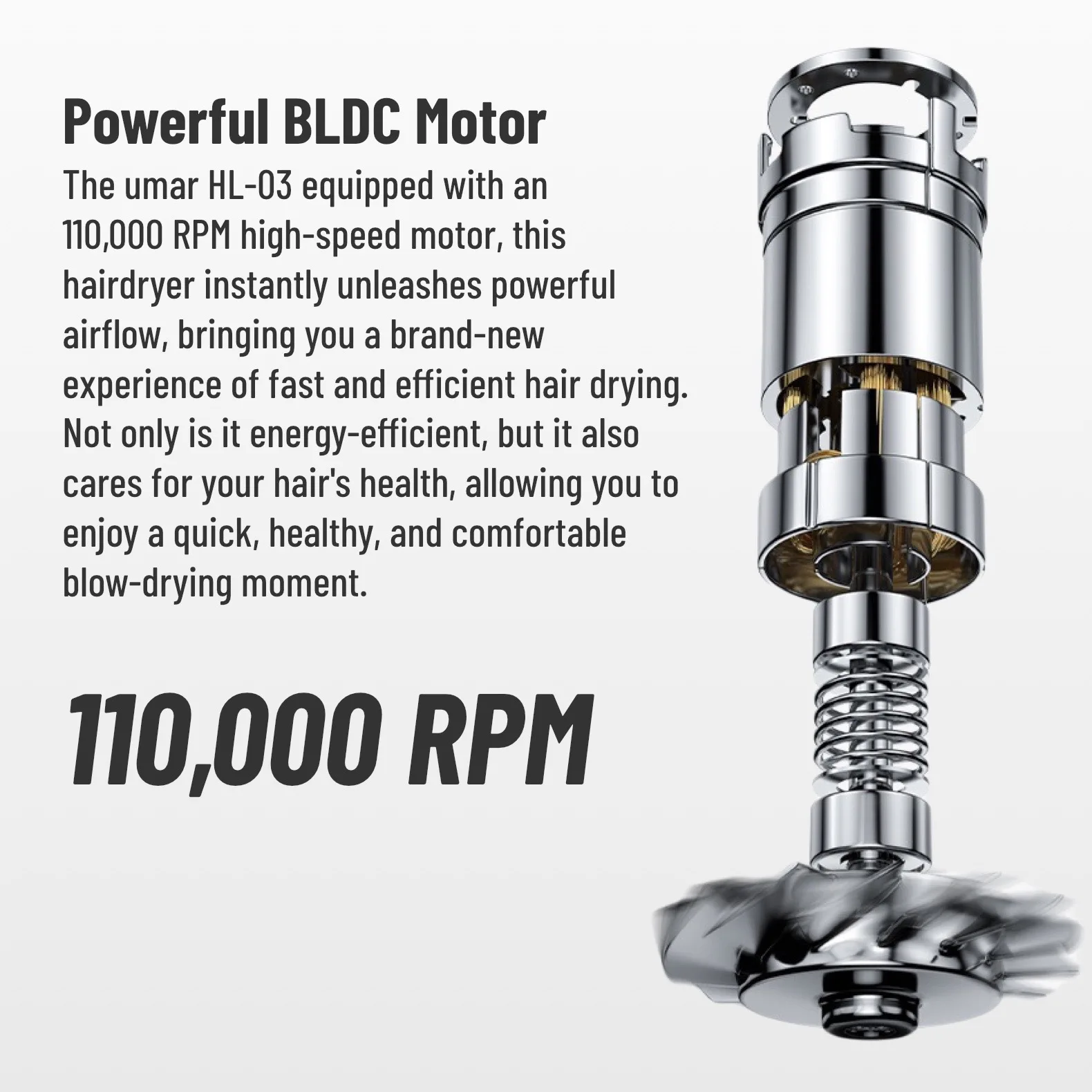 Neuer Super-Haartrockner für Haare, BLDC-Motor, 220 V, 1500 W, Hochleistungs-Föhn, Styling-Werkzeug, professioneller Haartrockner, ionische Haartrockner