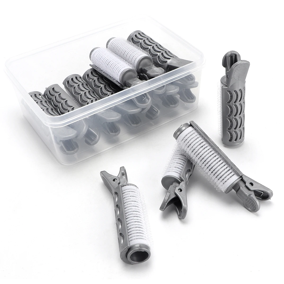 Kit de Rolos para Permanente de Cabelo 16/20 Peças, Varas de Permanente para Cabelo Volumoso, Ferramenta de Cabeleireiro para Salão