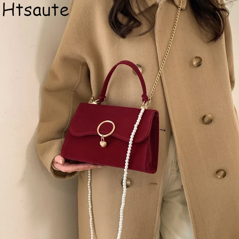 

Brand Women's PU Leather Shoulder Bag Red Color Luxury Designer Crossbody Bags Ladies Casual Tote Bag Messenger Commuting Sac