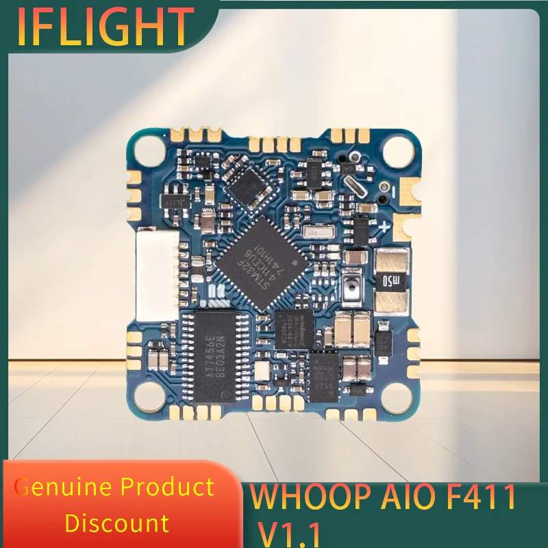 

IFlight Whoop AIO F411 V1.1 Board (MPU6000) with 5V 2A BEC/16MB BlackBox for FPV Drone