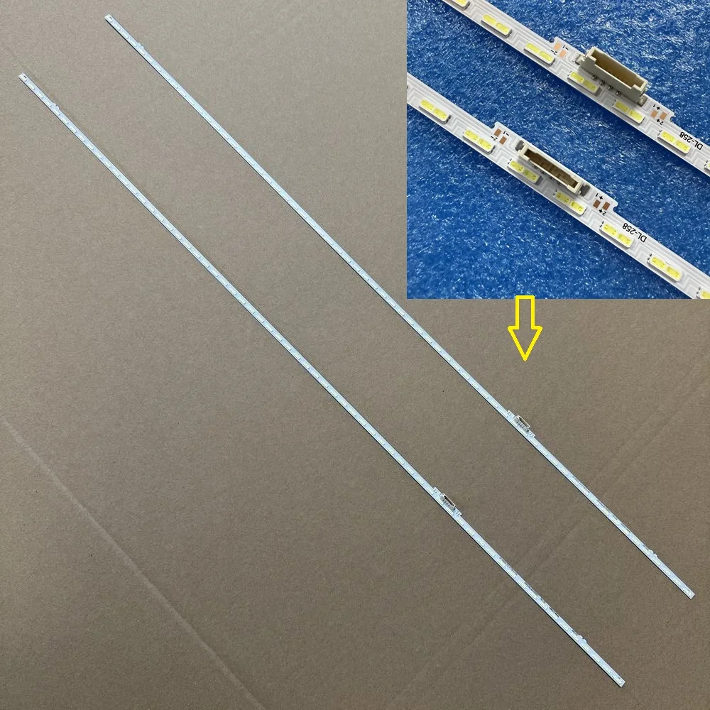 

2 шт./компл. светодиодная лента для подсветки 64LED для Samsung UN65CU8000B UN65CU8000F UE65AU9075U UN65CU8000FXZA