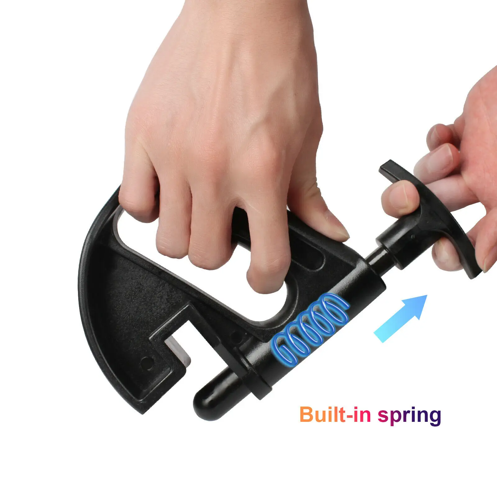 

Tire Changer Bead Clamp Universal Tools Durable Suitable Most Rims Easy Operation Spring Loaded Adjust Hands Little Efforts Car