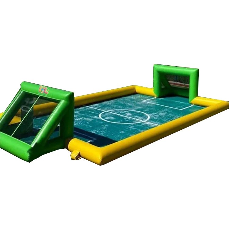 Aufblasbares Fußballplatz in kundenspezifischer Größe, PVC-Sportspiel, aufblasbares Feldplatz, kommerzielle Vermietung, Outdoor-Ausrüstung