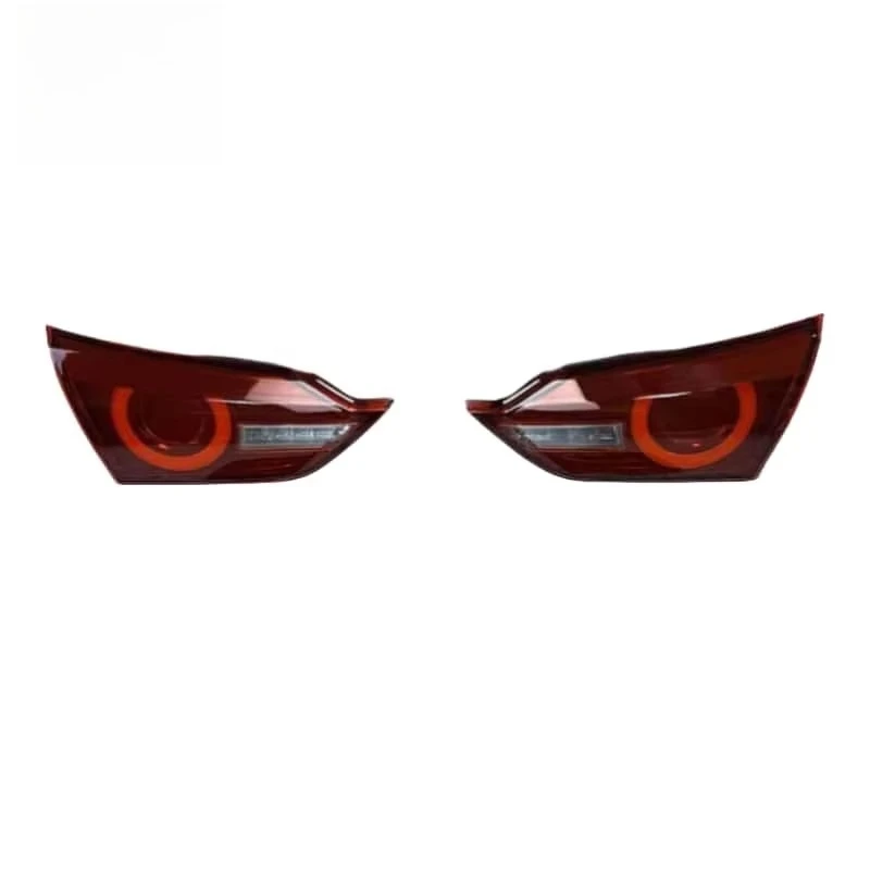 400R Skyline Style LED Tail Lights for Infiniti Q50 2013-2017 Red Lens Rear Lamp for Running Light New Used Condition 12V Volta