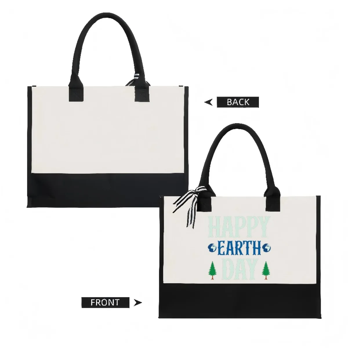 سعيد EH DAY 2026 جديد وصول موضة عملية واسعة قابلة لإعادة الاستخدام حمل حقيبة نمط طباعة 2 لهجة الثقيلة حقيبة كتف كبيرة