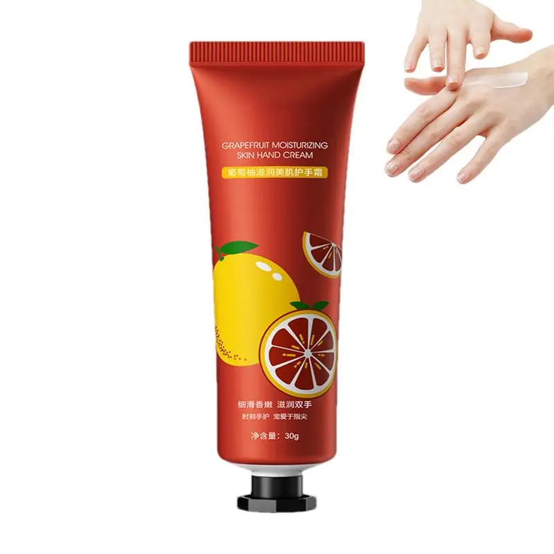 Fruit Plant Hand Cream Plant Fragrance Hand Lotion Moisturizing Hand Cream For Dry Cracked Hands Mini Travel Size Hand Lotion