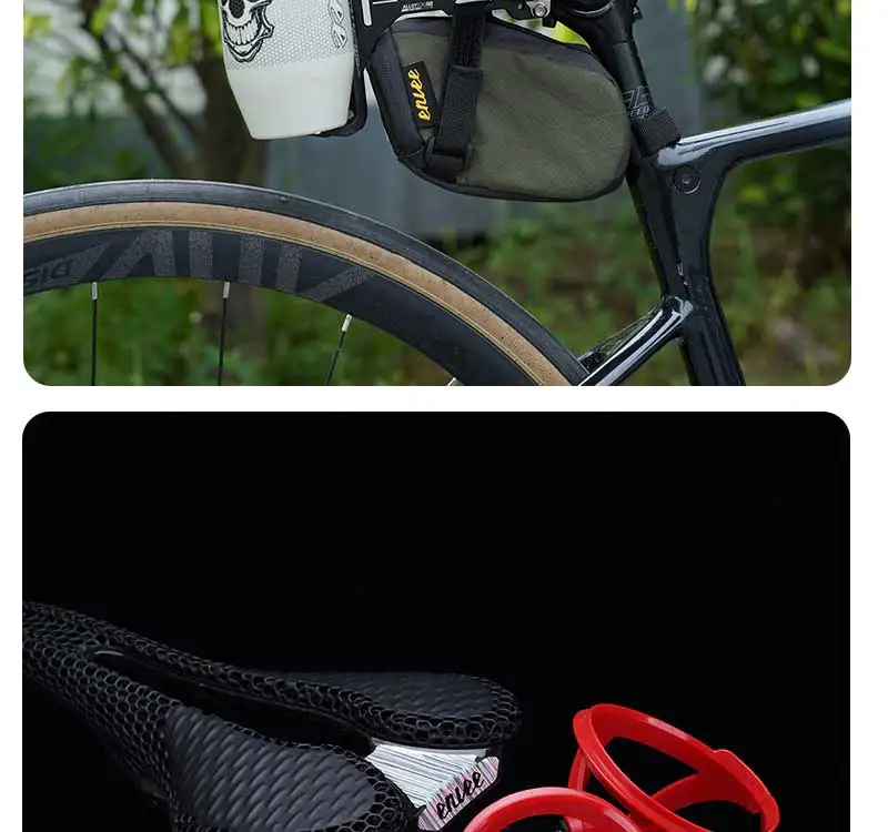 ENLEE Doppel Tasse Fahrrad Wasser Flasche Käfig Sattel Verlängerung Halter Radfahren Wasserkocher Klammern MTB Rennrad Zubehör Teile – Detail 23