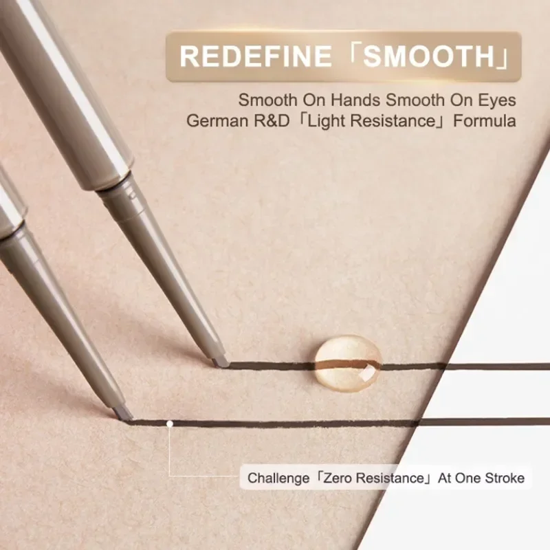 Judydoll dokładnie przedstawia eyeliner w pisaku, który jest gładki i nie rozmazuje się. Drobny eyeliner w pisaku