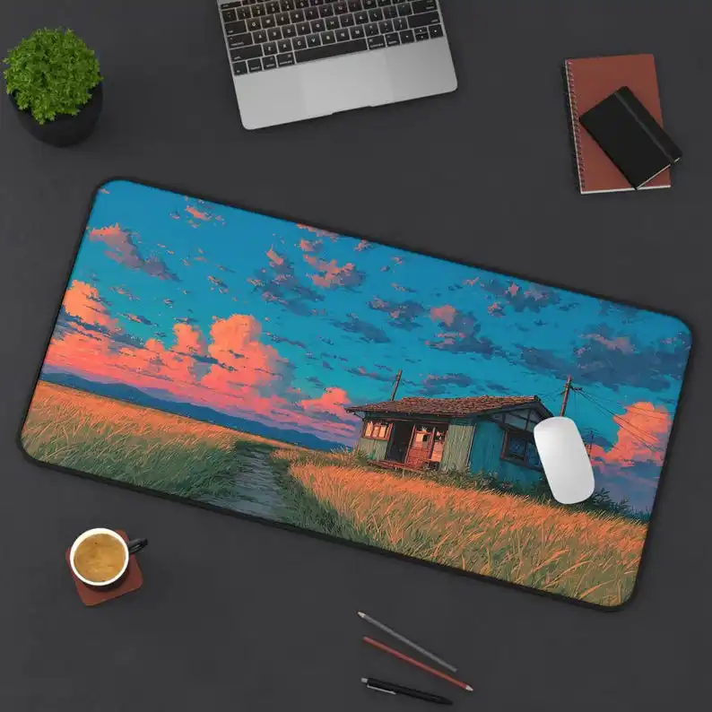 

Country-style Comic Mouse Pad, Cute Tabletop Decoration, Non-slip and Waterproof Gaming Mouse Pad, The Perfect Gift for Friends.