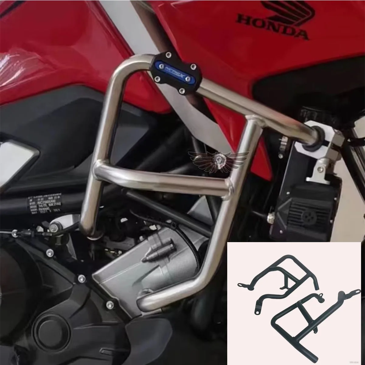 

Motorcycle Front Crash Bars Side Engine Guard Bumper Fit For Honda NC750X