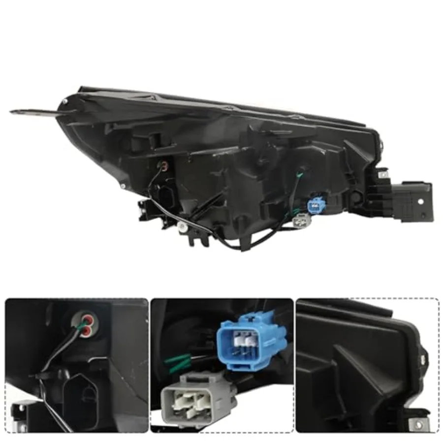 مجموعة مصابيح أمامية بديلة للمصابيح الأمامية اليسرى لعام 20192020 مع ترقية LED عالية الأداء من جانب السائق AFS مع تعزيز #3