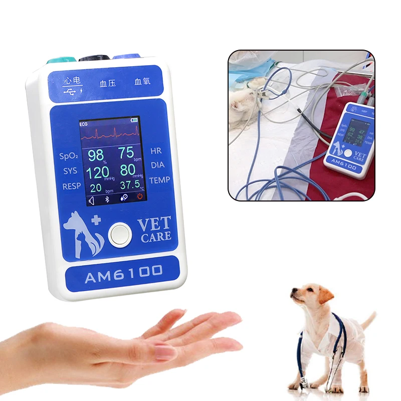 BERRY AM6100 Multiparameter mon itor vet Veterinary med ical de vices for dogs and cats Veterinary monitor etco2