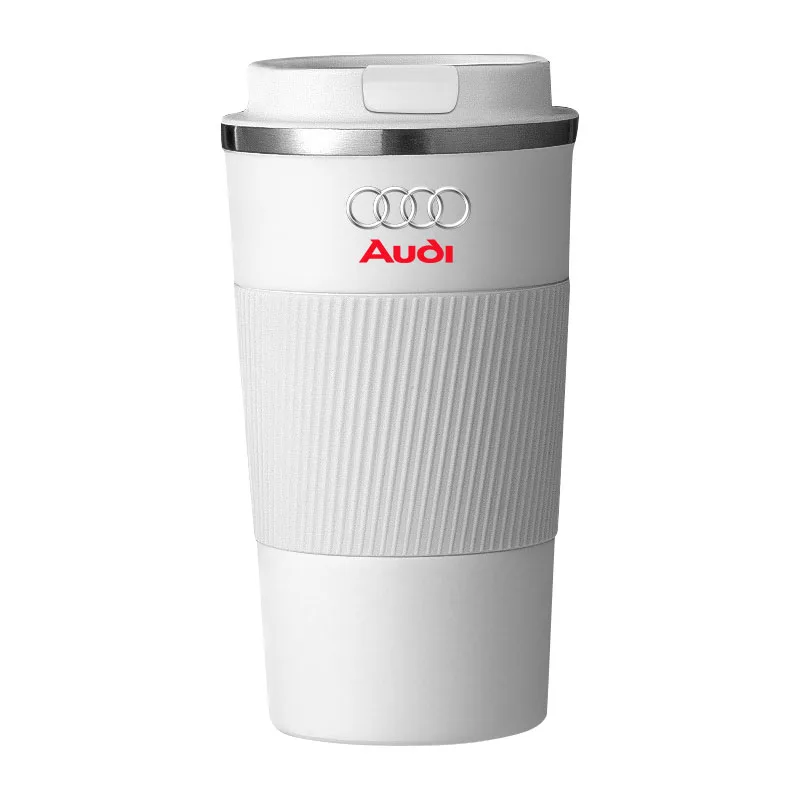 1 Stück Auto-Emblem Thermobecher Kaffeetasse Thermosbecher für Audi A4 A3 A5 A6 A7 A8 Q3 Q5 Q7 Q8 B5 B6 B7 B8 B9 Q7 8P 8V 8L