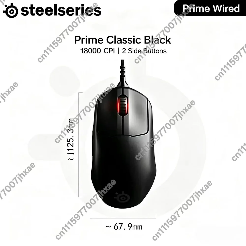 SteelSeries Cereus Prime Wired Classic Lightweight RGB RGB E-sports Mouse