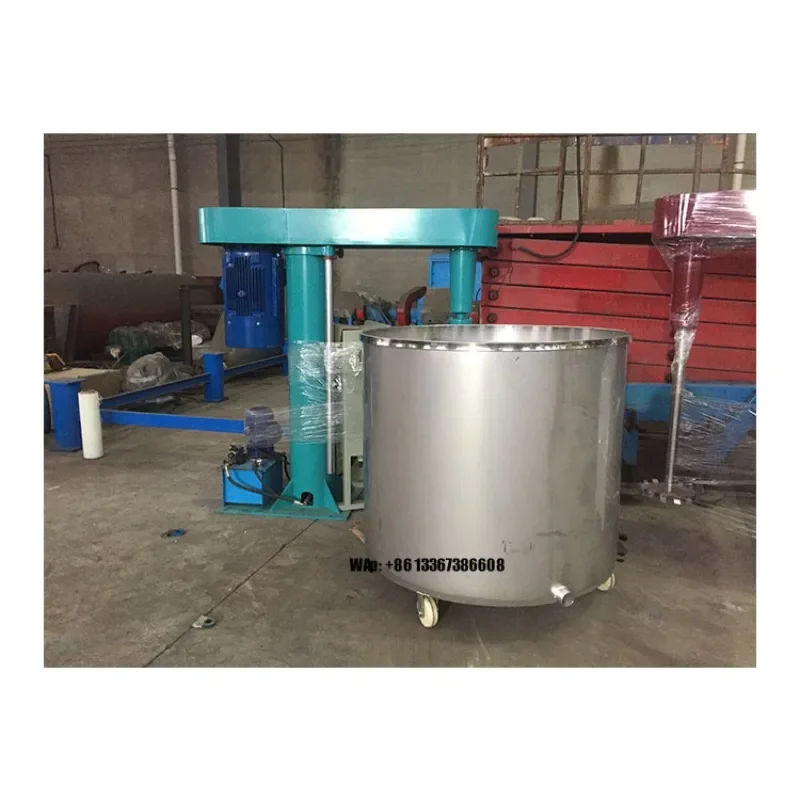 High Speed Paint Dispersion Mixer Machine Vacuum Dispersing Machine Stainless Steel Disperser for Paint