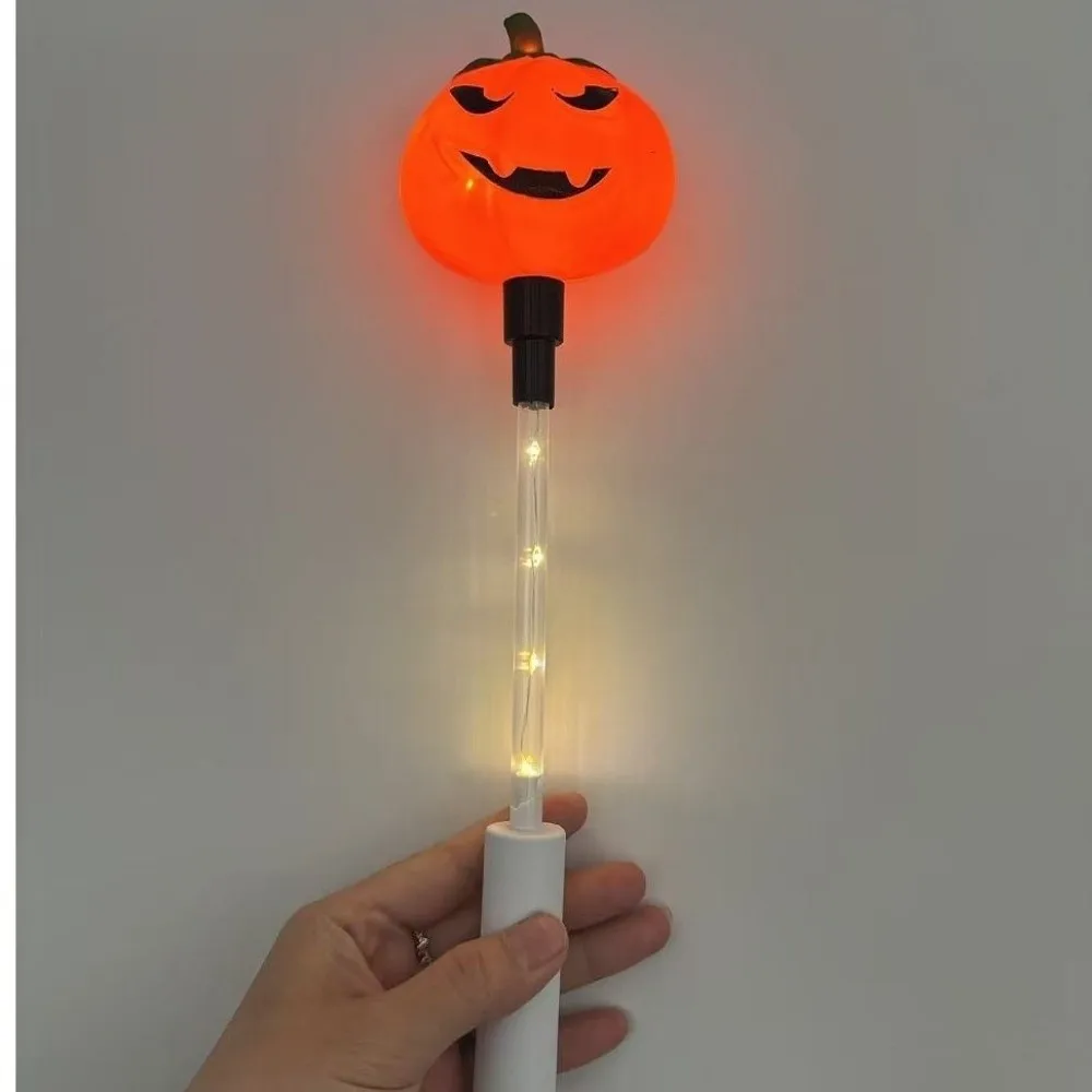 Luminous Handheld Glow Stick Ghost Pumpkin Halloween LED Glowing Stick Devil's Eye Dark Style Light Up Wand Party Photography