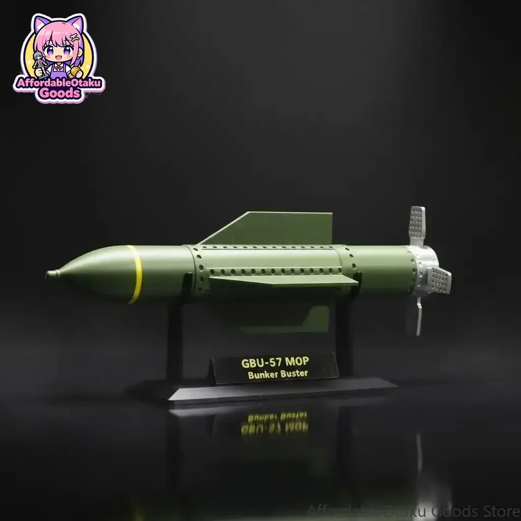 2026 New Premium GBU-57 MOP Bunker Buster 3D Printed Model Realistic High Detail Military Collectible Desktop Decor Hobby Gifts