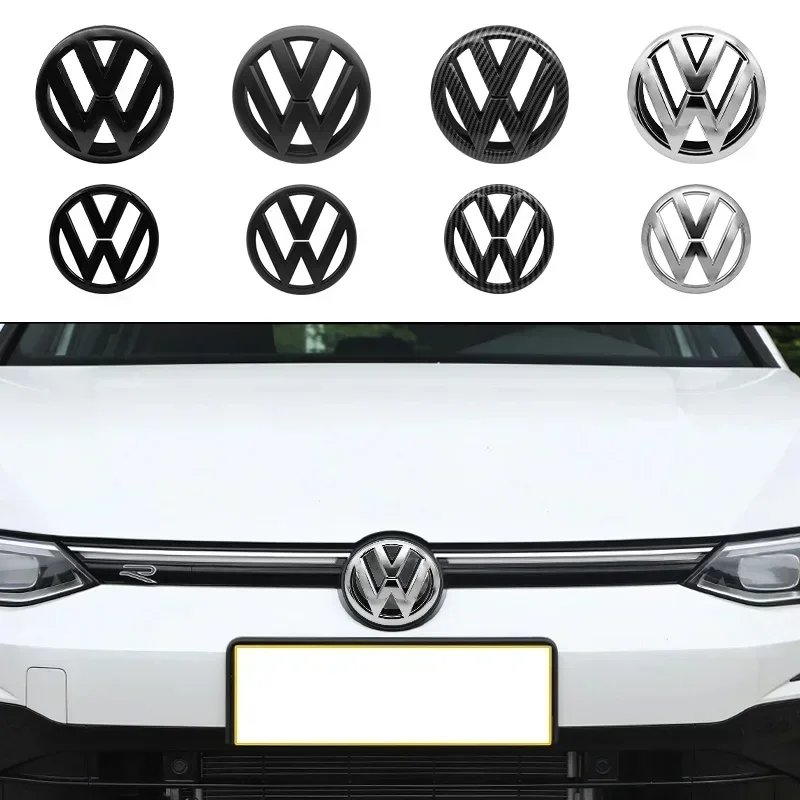 

2Pc Car Styling Front Head Hood Bonnet Emblem Rear Tail Bumper Trunk Badge For VW Golf 6 MK6 Replacement Car Accessories