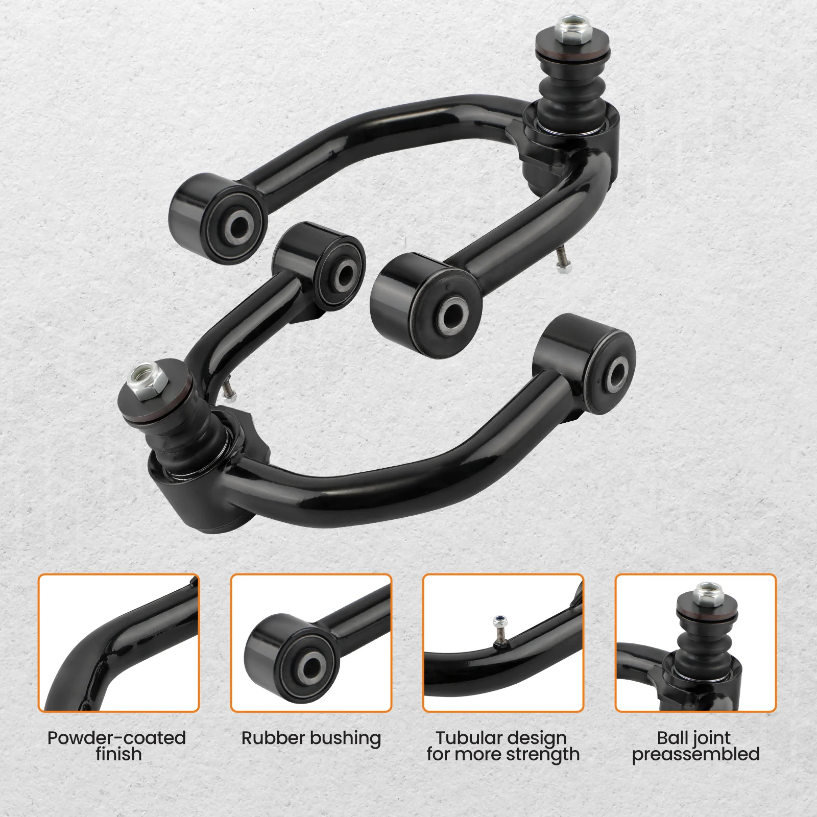 Front Upper Control Arms 2"-4" Lift voor 96-02 Toyota 4Runner 96-04 Toyota Tacoma